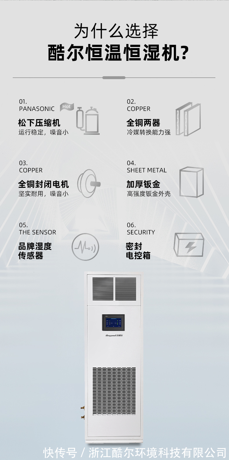 恒温恒湿式空调（恒温恒湿空调机组）直膨式厂家 水冷式厂家(图1)
